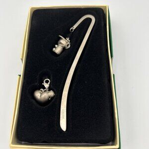 Kirin Silver Tone Metal Dangle Charms Book Marker Page Marker